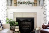 Incredible halloween fireplace mantel design ideas29