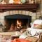 Incredible halloween fireplace mantel design ideas34