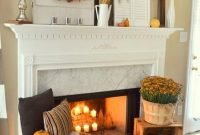 Incredible halloween fireplace mantel design ideas40