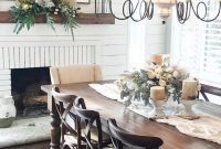 Adorable farmhouse dining room design ideas02