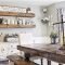 Adorable farmhouse dining room design ideas12