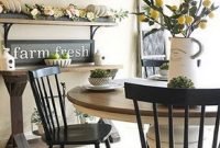 Adorable farmhouse dining room design ideas13