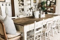 Adorable farmhouse dining room design ideas27