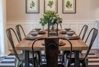 Adorable farmhouse dining room design ideas33