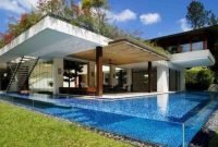 Amazing glass pool design ideas for home23