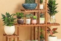 Awesome stand wooden plant ideas06