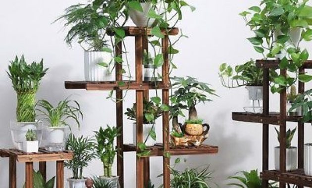Awesome stand wooden plant ideas35