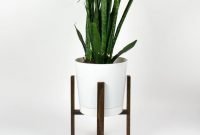 Awesome stand wooden plant ideas40