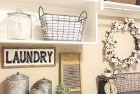 Brilliant small laundry room decor ideas07