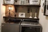 Brilliant small laundry room decor ideas37