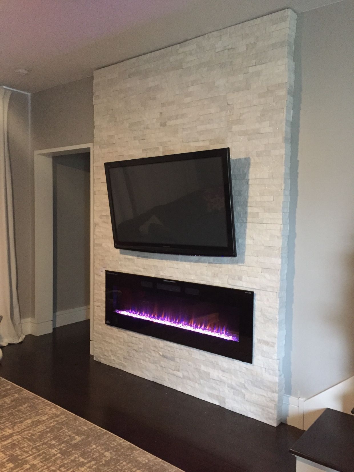 fireplace 3d wall panel