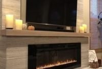 Cool electric fireplace designs ideas for living room09
