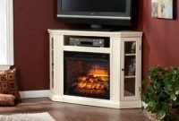 Cool electric fireplace designs ideas for living room15