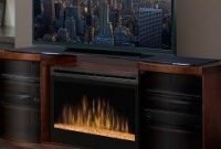 Cool electric fireplace designs ideas for living room42