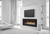Cool electric fireplace designs ideas for living room44