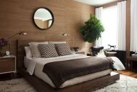 Lovely masculine boho bedroom designs18