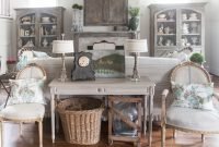 Pretty french country living room design ideas32