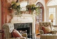 Pretty french country living room design ideas36