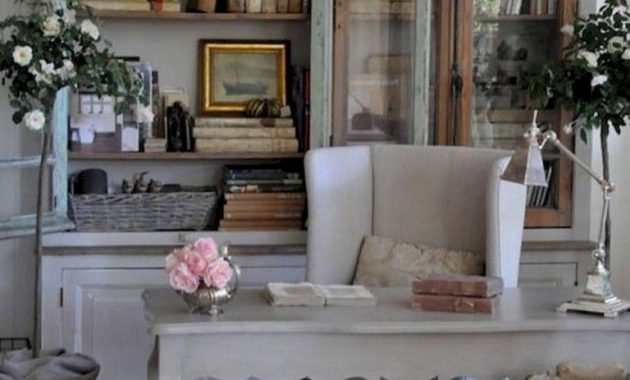Pretty french country living room design ideas37