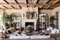 Pretty french country living room design ideas40