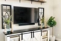 Smart farmhouse living room design ideas27