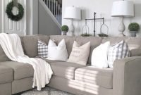 Smart farmhouse living room design ideas41