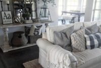 Smart farmhouse living room design ideas46