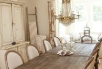 Wonderful french country dining room table decor ideas10