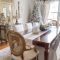 Wonderful french country dining room table decor ideas15