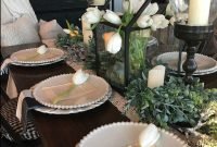 Wonderful french country dining room table decor ideas23
