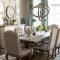 Wonderful french country dining room table decor ideas32
