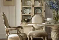 Wonderful french country dining room table decor ideas38