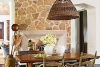 Wonderful french country dining room table decor ideas42