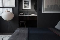 Amazing black bedroom design ideas for home26
