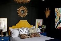Amazing black bedroom design ideas for home32