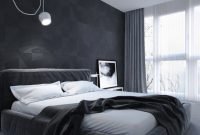 Amazing black bedroom design ideas for home41