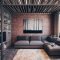 Creative industrial living room designs ideas16