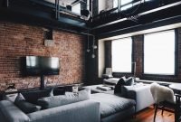 Creative industrial living room designs ideas17
