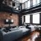 Creative industrial living room designs ideas17