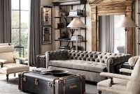 Creative industrial living room designs ideas24