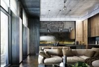 Creative industrial living room designs ideas36