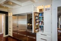 Modern kitchen design ideas with integrated refrigerator14