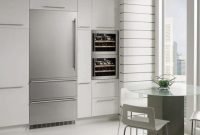 Modern kitchen design ideas with integrated refrigerator31