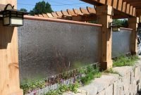 Stylish outdoor water walls ideas for backyard02