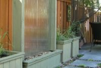 Stylish outdoor water walls ideas for backyard13