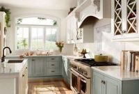 Cool farmhouse kitchen color design ideas06