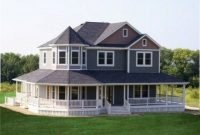 Creative farmhouse house plans ideas with wrap around porch04
