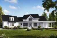 Creative farmhouse house plans ideas with wrap around porch19
