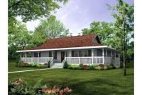Creative farmhouse house plans ideas with wrap around porch24