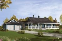 Creative farmhouse house plans ideas with wrap around porch27